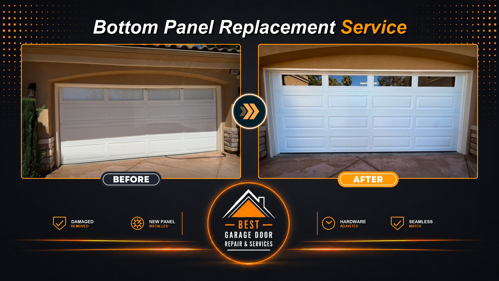 Garage Door Panel Replacement In Hillsboro, OR 97124