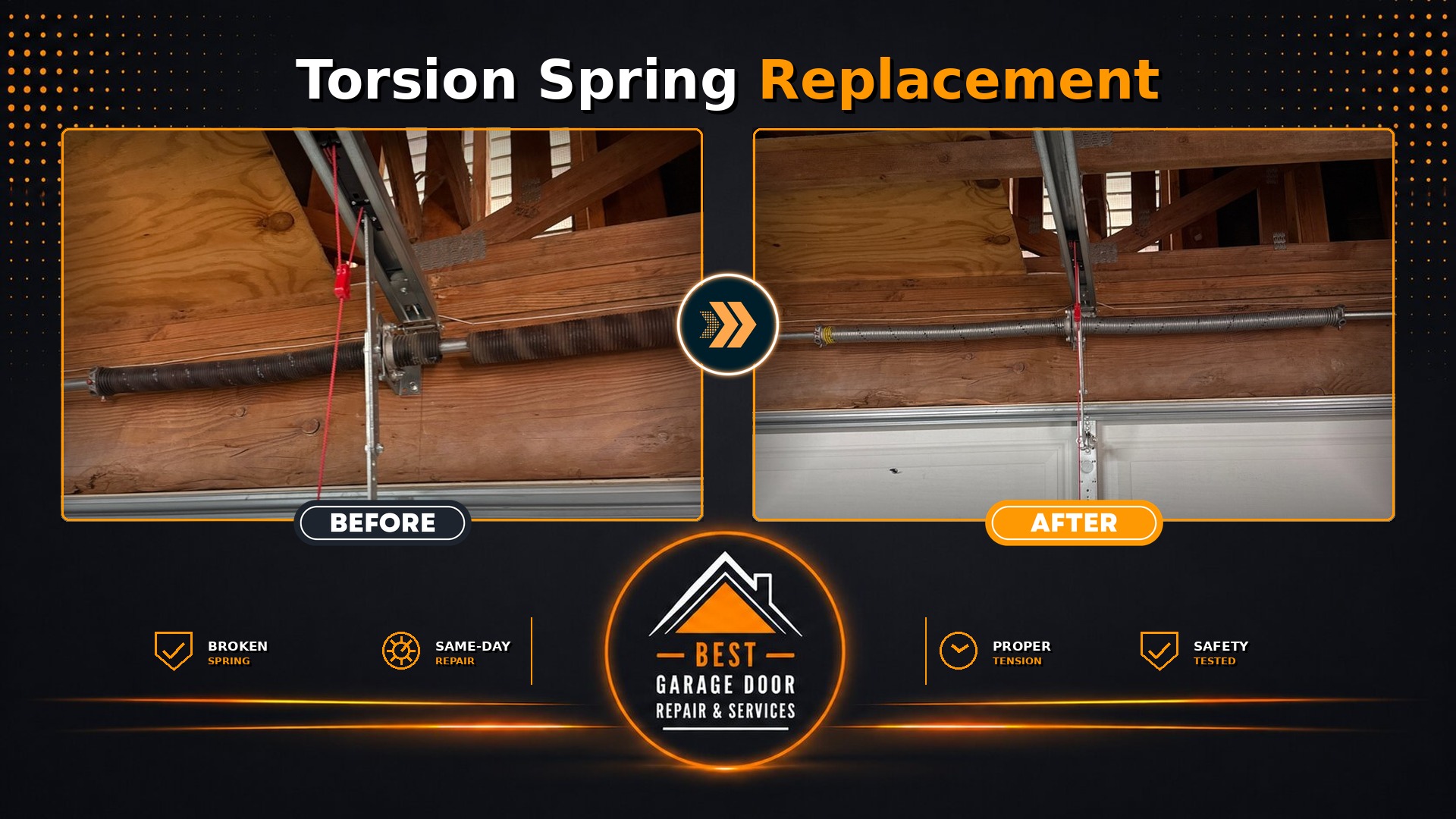 Torsion Spring Replacement In Hillsboro, OR 97124