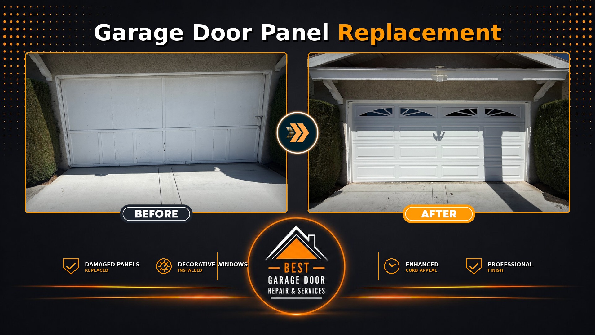 Garage Door Panel Replacement In Hillsboro, OR 97124
