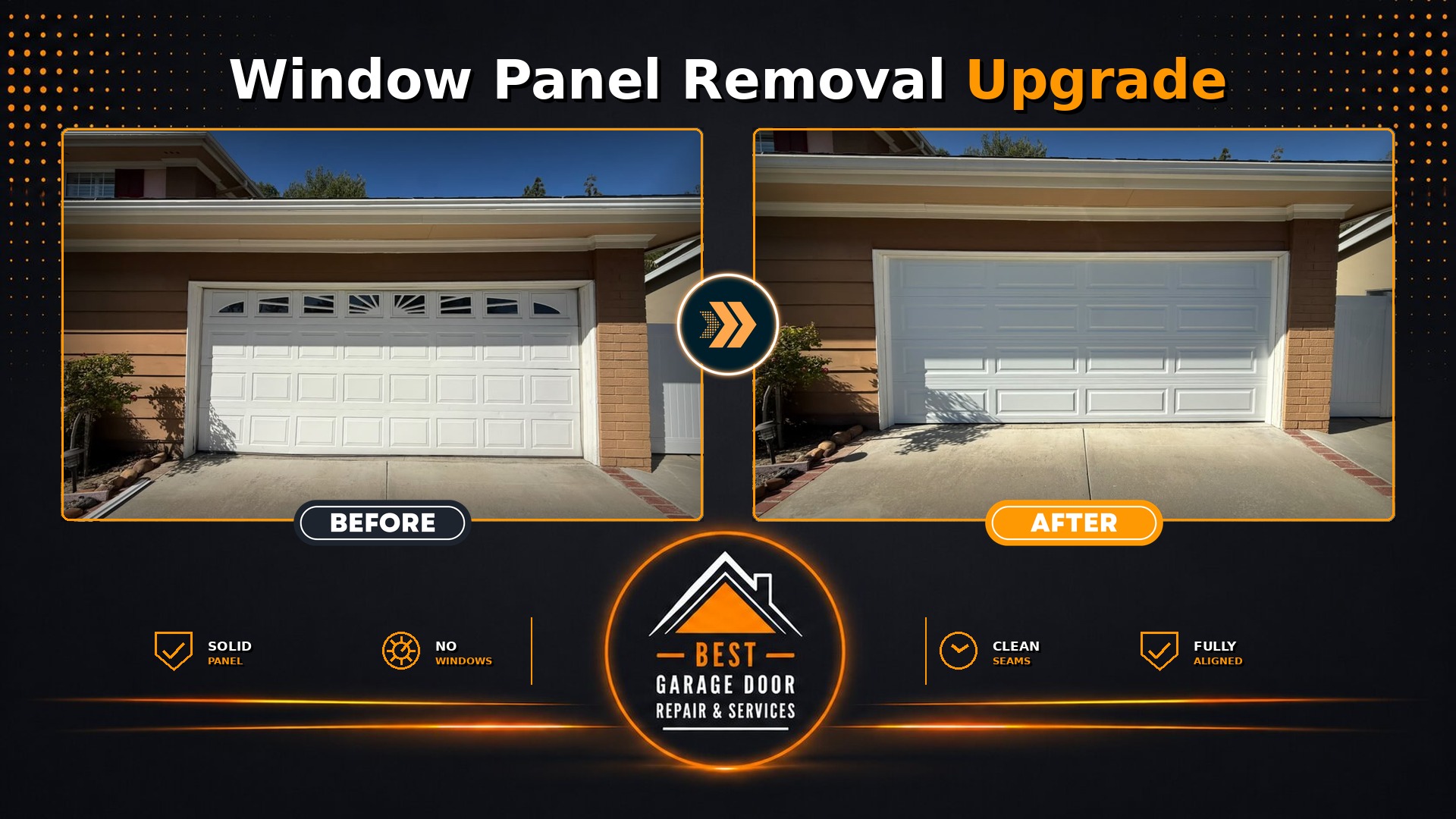 Garage Door Window Panel Replacement In Hillsboro, OR 97124