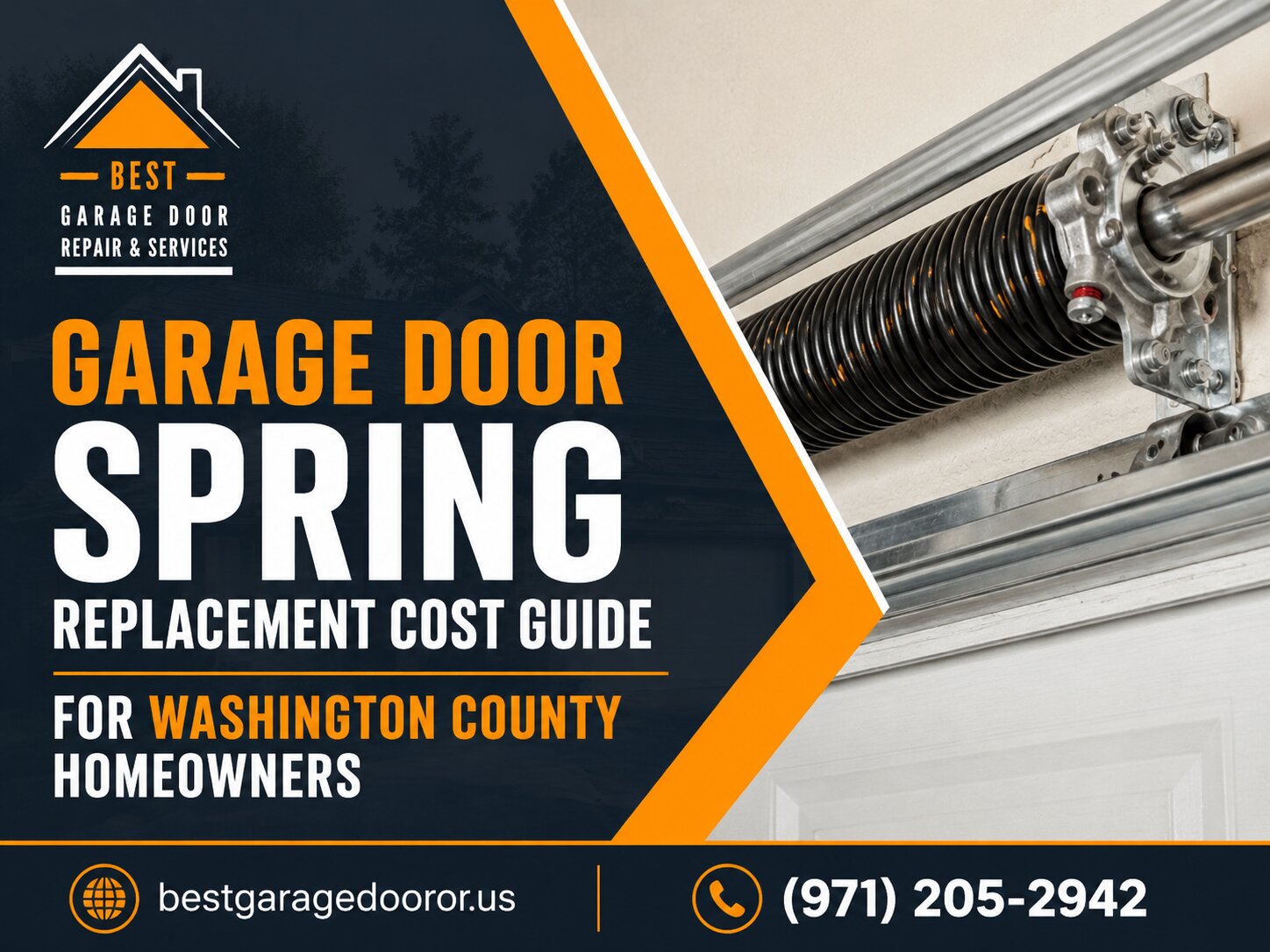 Garage Door Spring Replacement Cost Guide for Washington County Homeowners