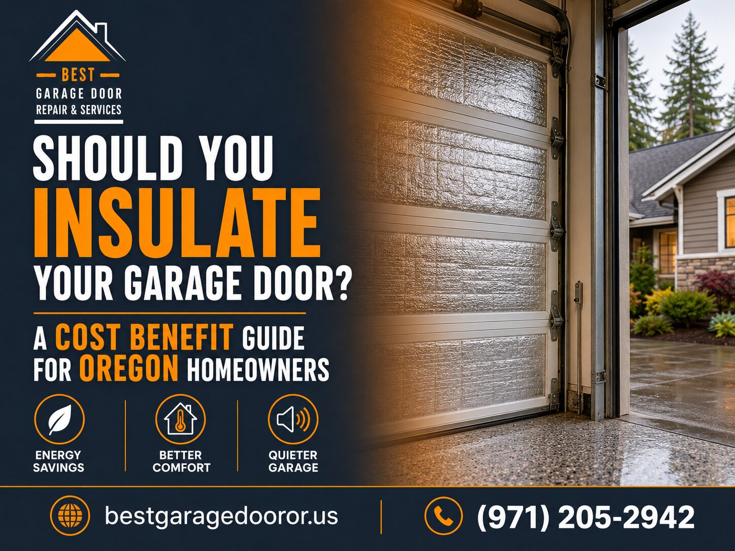 Should You Insulate Your Garage Door? A Cost-Benefit Guide for Oregon Homeowners